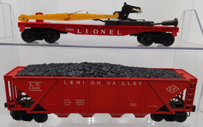Lionel Vintage O Gauge Freight Cars- 6660, 6464-42, 3424, 6436, & 6012 [5]/Box