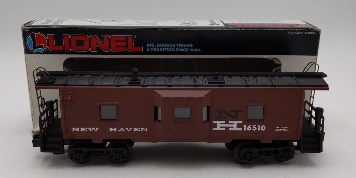 Lionel 6-16510 O New Haven Bay Window Caboose with Lighted Interior #16510 LN/Box