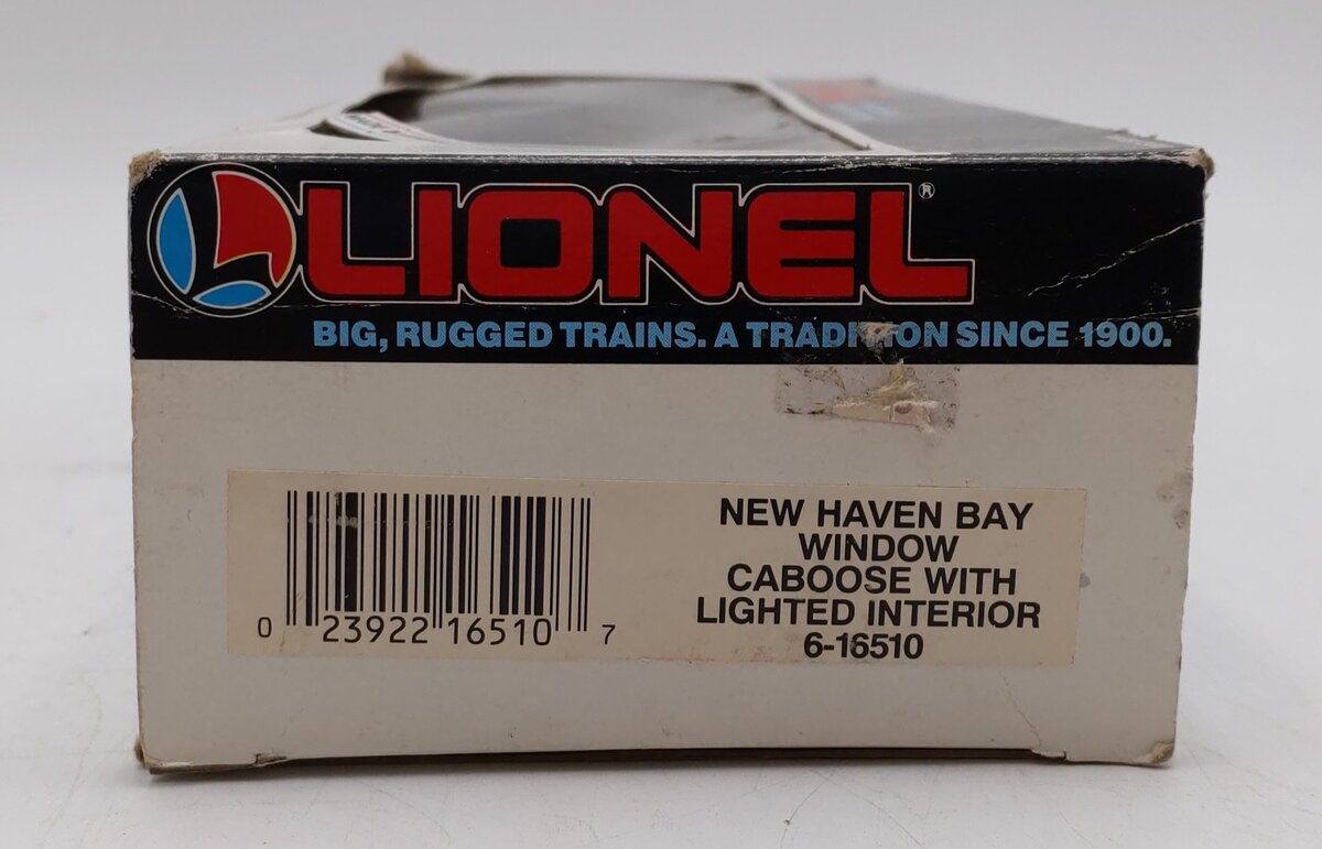 Lionel 6-16510 O New Haven Bay Window Caboose with Lighted Interior #16510 LN/Box