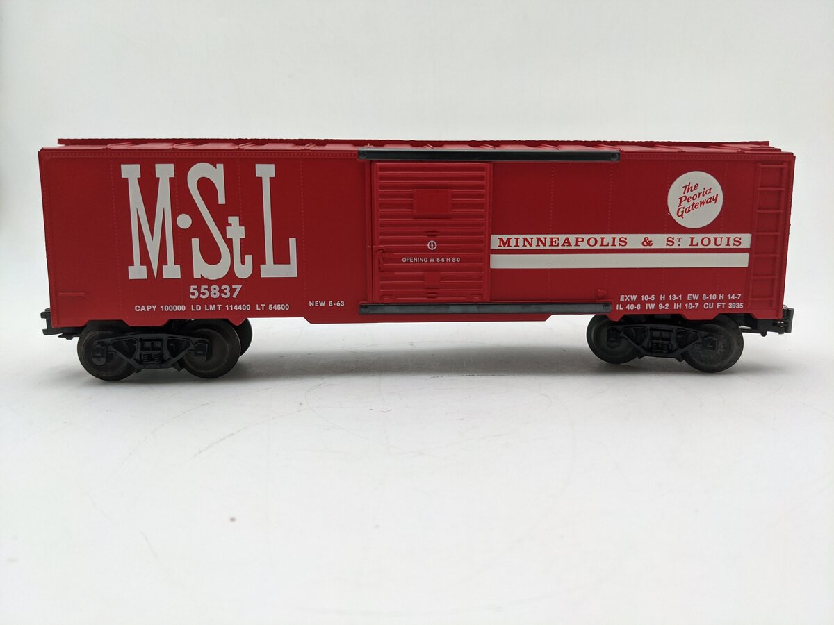 KMT 67 O Gauge M. STL. Boxcar #55837 EX
