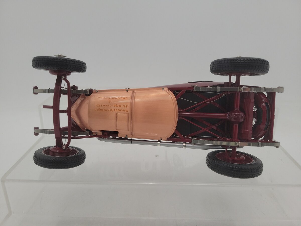 CMC M-048 1:18 Scale Maroon Mercedes Rennwagen 2-L Targa Florio 1924 EX