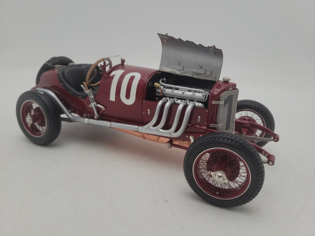 CMC M-048 1:18 Scale Maroon Mercedes Rennwagen 2-L Targa Florio 1924 EX