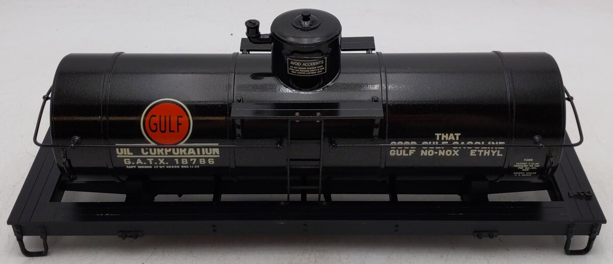 Delton 4241 G Scale Gull Oil Die Cast Tank Freight Car Kit #18786/Box