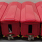 American Flyer Vintage O Prewar Red Tinplate Passenger Cars 3171, 3172 [4]