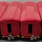 American Flyer Vintage O Prewar Red Tinplate Passenger Cars 3171, 3172 [4]