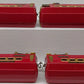 American Flyer Vintage O Prewar Red Tinplate Passenger Cars 3171, 3172 [4]