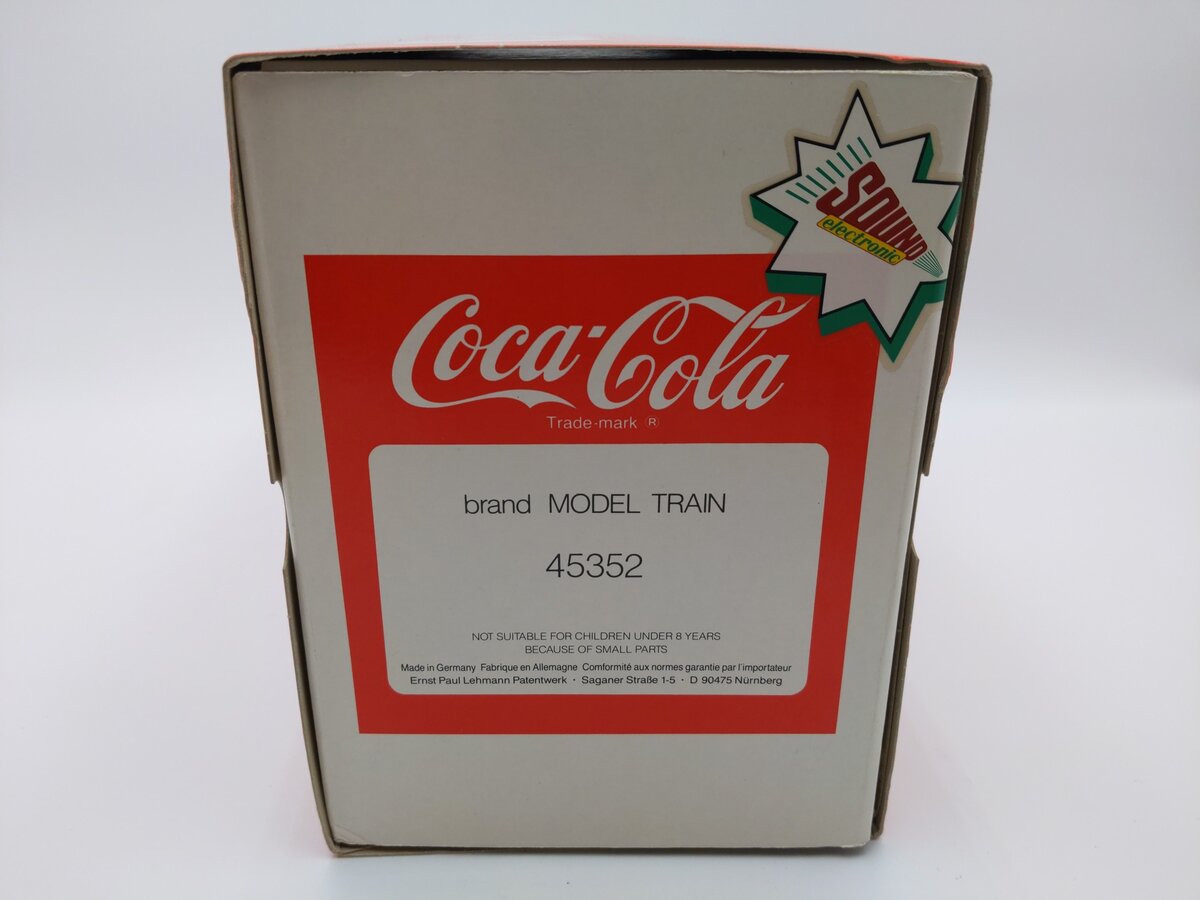 LGB 45352 G Scale Coca-Cola Boxcar with Sound EX/Box