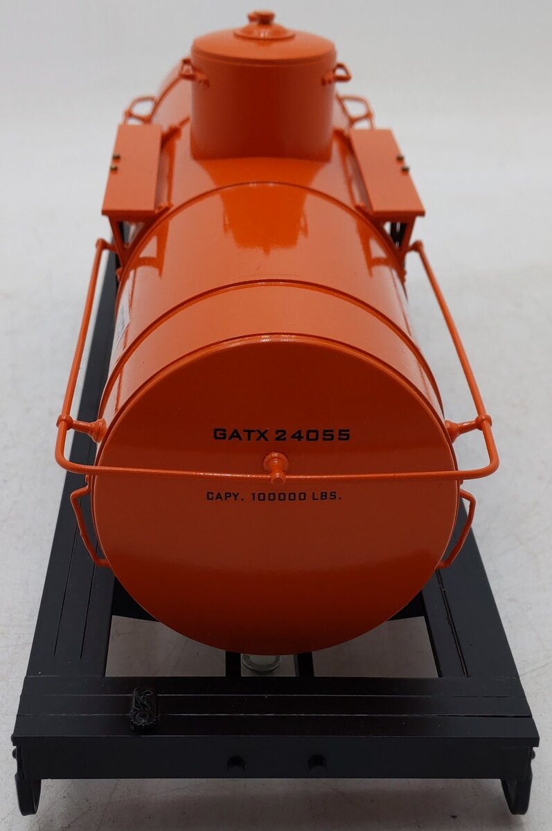 Delton 4245 G Scale Hooker Chemicals Die Cast Tank Freight Car Kit #24055 EX/Box