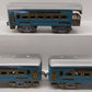 American Flyer Vintage O Prewar Blue Tinplate Passenger Cars 3171, 3172 [3]