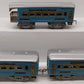 American Flyer Vintage O Prewar Blue Tinplate Passenger Cars 3171, 3172 [3]
