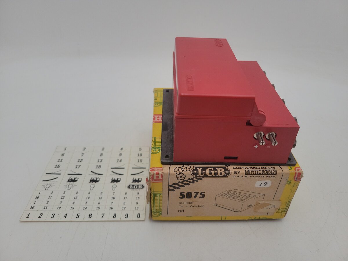 LGB 5075 G Scale Switch Controller Box EX/Box