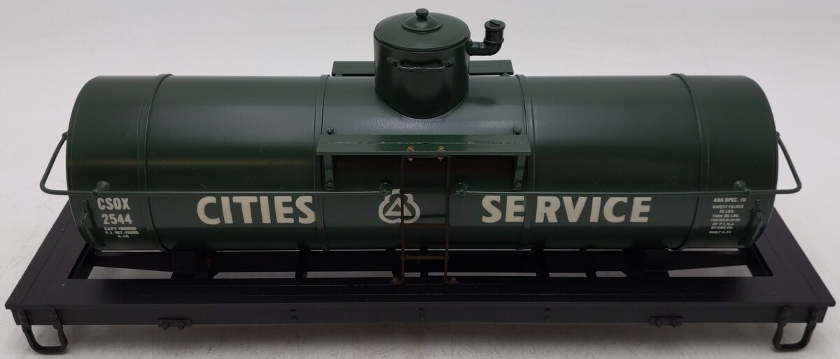 Delton 4243 G Scale Cities Service Die Cast Tank Freight Car Kit #2544 EX/Box