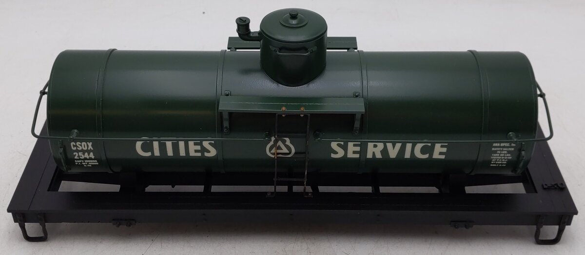Delton 4243 G Scale Cities Service Die Cast Tank Freight Car Kit #2544 EX/Box