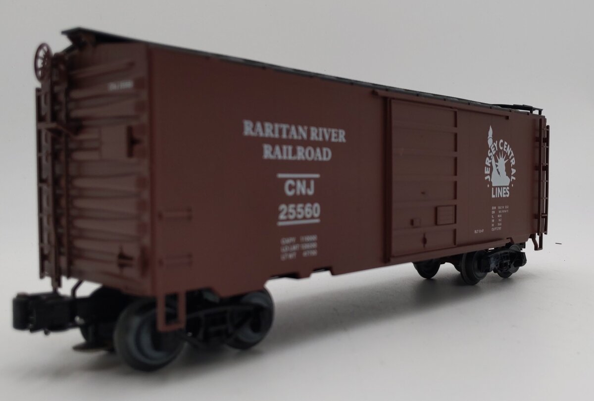 Weaver 25560 O Gauge Central New Jersey PS-1 40' Boxcar (3-Rail) EX/Box