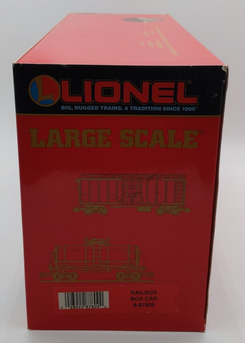 Lionel 8-87809 G Railbox Boxcar #87809 LN/Box