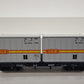 LGB 4069 G Scale Flatcar w/2 Grey LGB Containers EX/Box