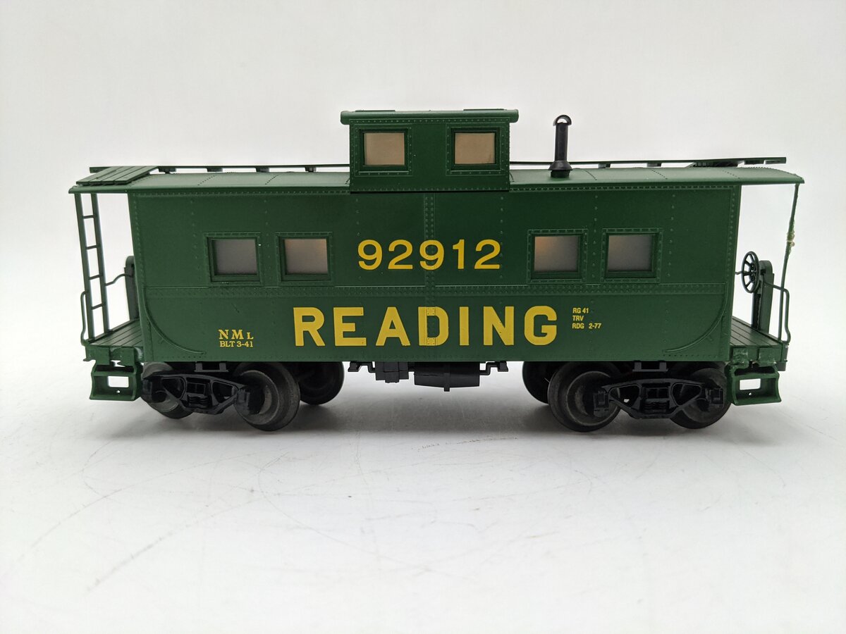 Weaver U2905 O Gauge Reading Lighted Caboose No. 92912 VG