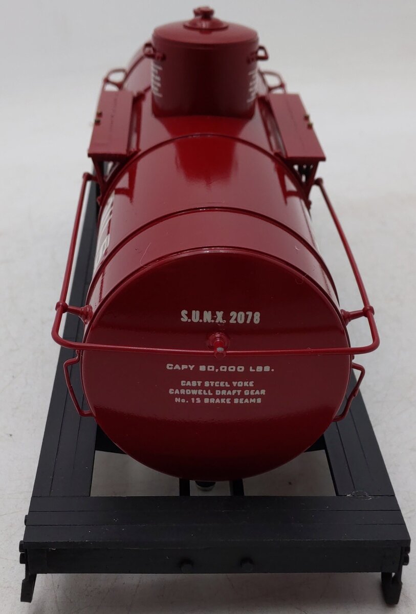 Delton 4247 G Scale Sun Oils Die Cast Tank Freight Car Kit #2078 EX/Box