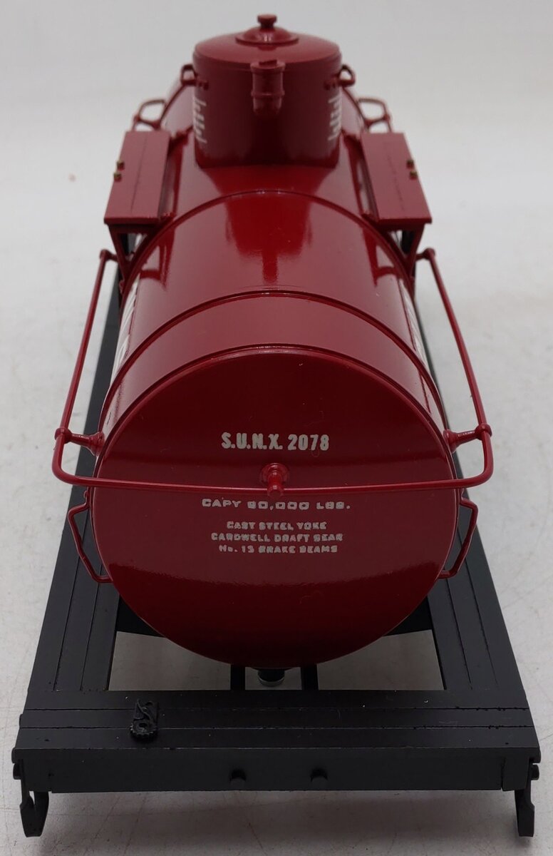 Delton 4247 G Scale Sun Oils Die Cast Tank Freight Car Kit #2078 EX/Box