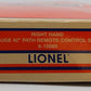Lionel 6-12080 O 42" Remote-Control Right Hand Switch Turnout VG/Box