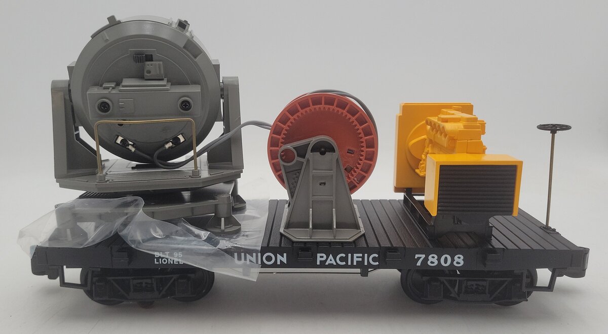 Lionel 8-87808 G Scale Union Pacific Searchlight Car VG/Box