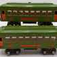 Lionel Vintage O Prewar Green Tinplate Passenger Cars 610, 612 [2]
