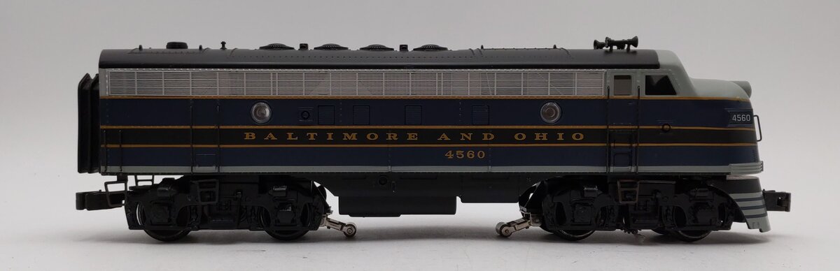 K-Line K2510-4560 O Baltimore & Ohio F-7 A Unit Powered Diesel Locomotive #4560 EX/Box