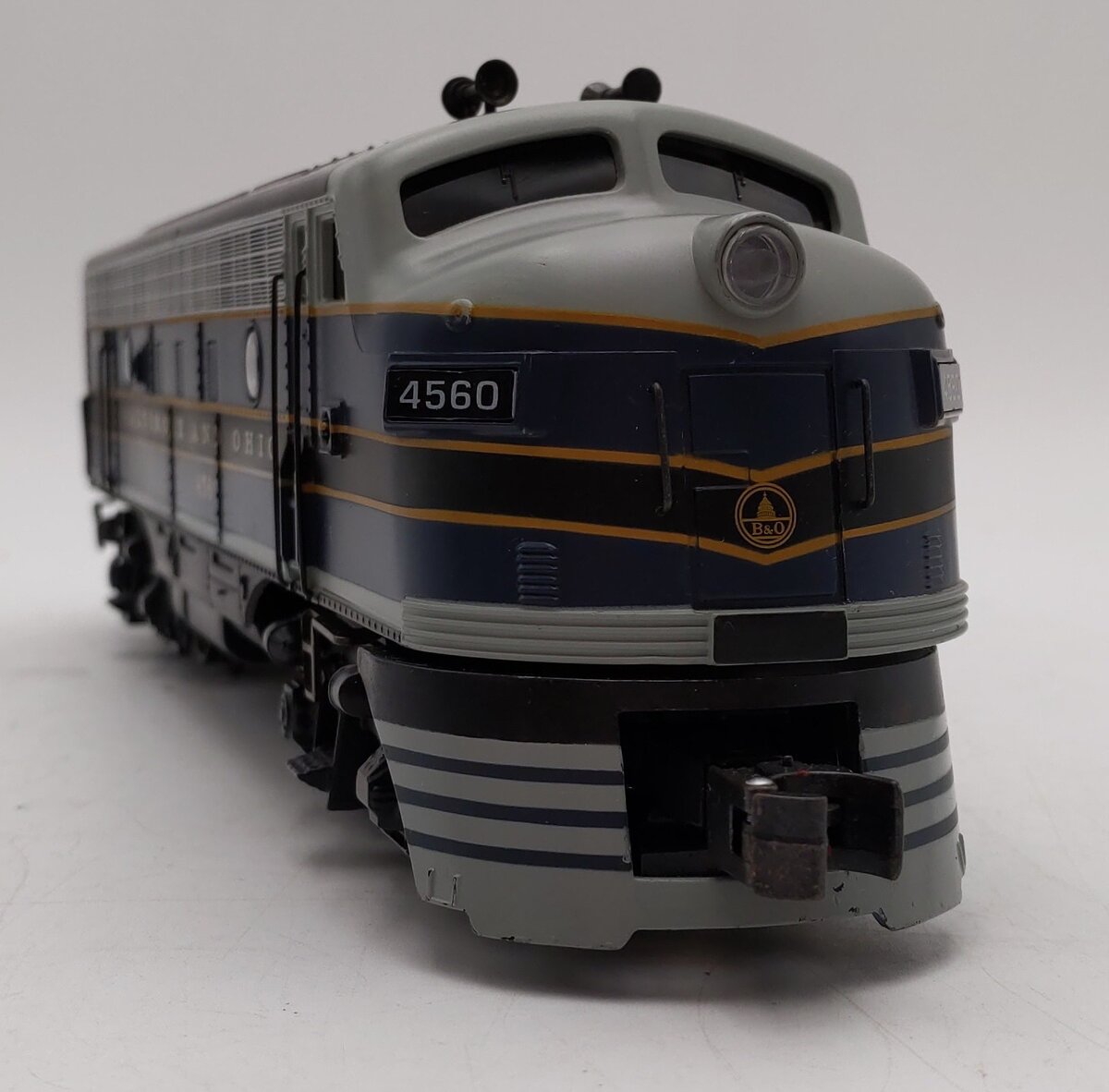 K-Line K2510-4560 O Baltimore & Ohio F-7 A Unit Powered Diesel Locomotive #4560 EX/Box