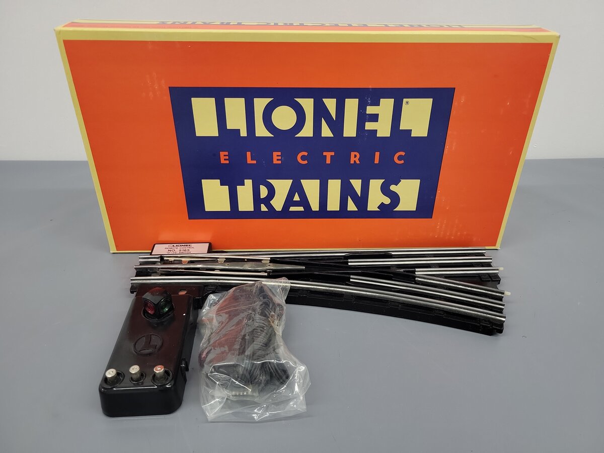 Lionel 6-5165 O72 Right Hand Remote Switch Turnout EX/Box