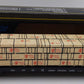 Weaver 324 O Gauge CNJ 50' Bulkhead Flatcar W/ Paper Load EX/Box
