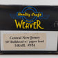 Weaver 324 O Gauge CNJ 50' Bulkhead Flatcar W/ Paper Load EX/Box