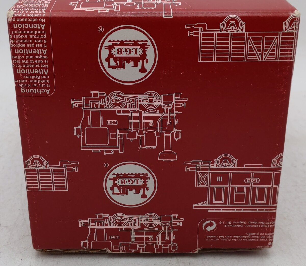 LGB 69772 G Scale Tasmanian Coal Company Powered Tender - Metal Wheels EX/Box