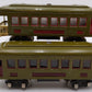 Lionel Vintage O Prewar Green Tinplate Passenger Cars 610, 612 [2]