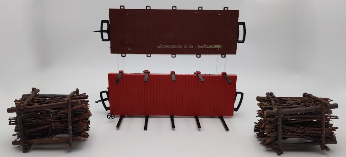 LGB G Gauge Santa Fe Flat Cars [2] VG