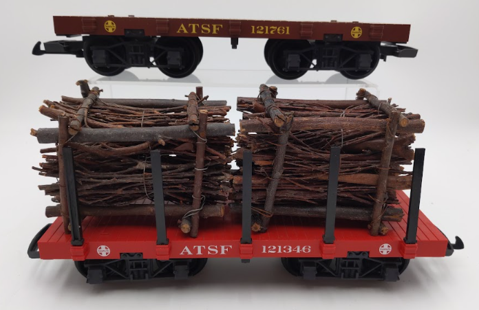 LGB G Gauge Santa Fe Flat Cars [2] VG