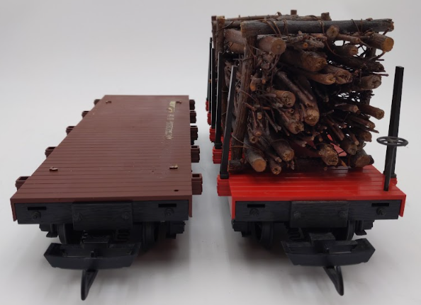 LGB G Gauge Santa Fe Flat Cars [2] VG