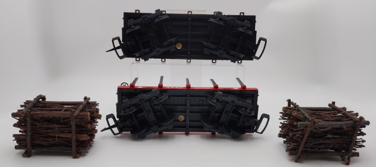 LGB G Gauge Santa Fe Flat Cars [2] VG