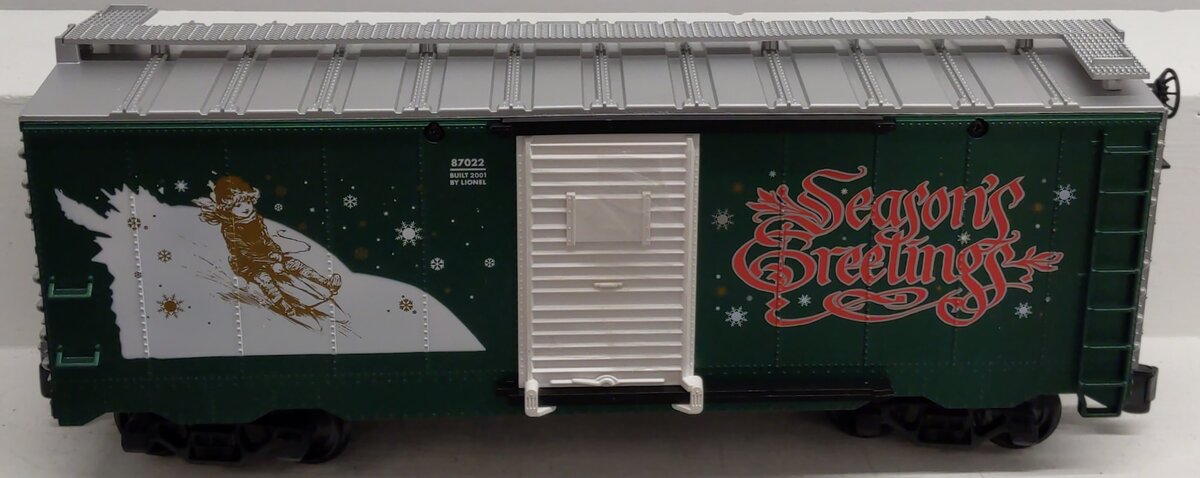 Lionel 8-87022 G Scale Christmas Boxcar EX/Box