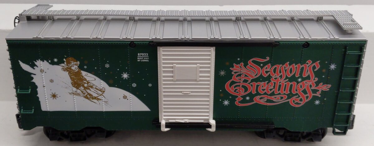 Lionel 8-87022 G Scale Christmas Boxcar EX/Box
