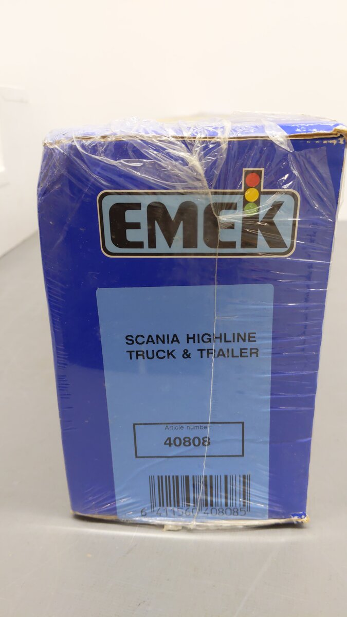 Emek 40808 1:25 Scale Scania Highline Truck & Trailer MT/Box