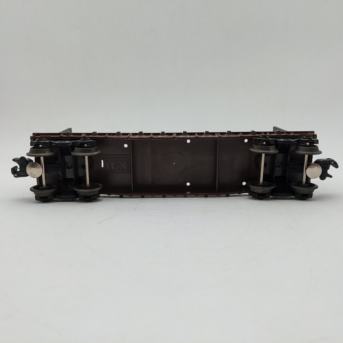 K-Line K6627 O Gauge Southern Pacific Bulkhead Flatcar EX