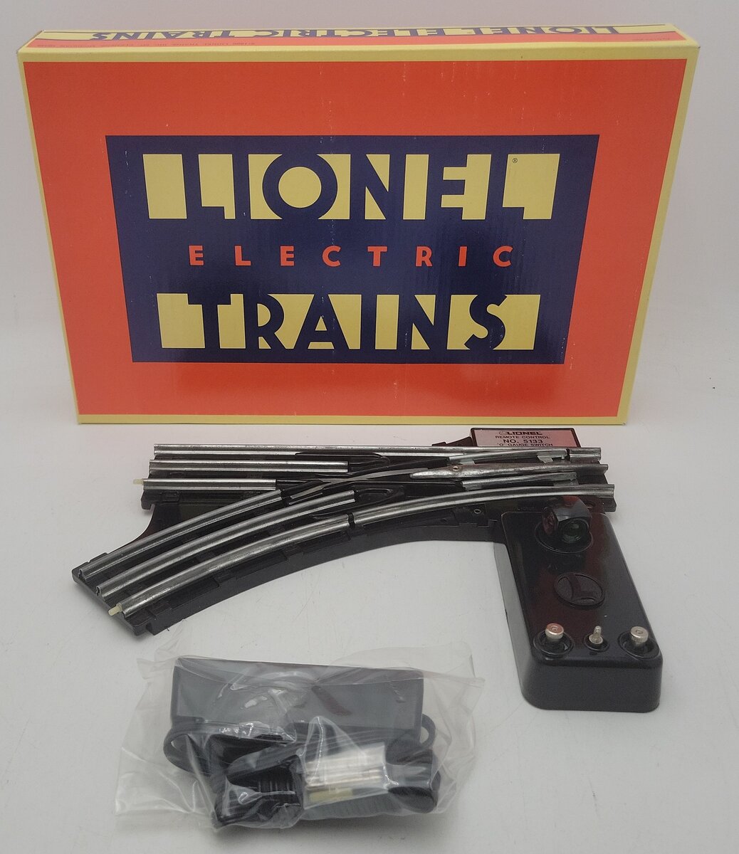 Lionel 6-5133 O Gauge Left Hand Remote Control Switch Turnout EX/Box