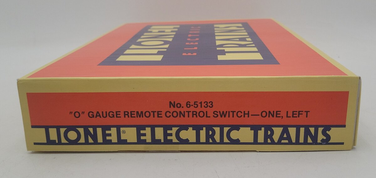 Lionel 6-5133 O Gauge Left Hand Remote Control Switch Turnout EX/Box