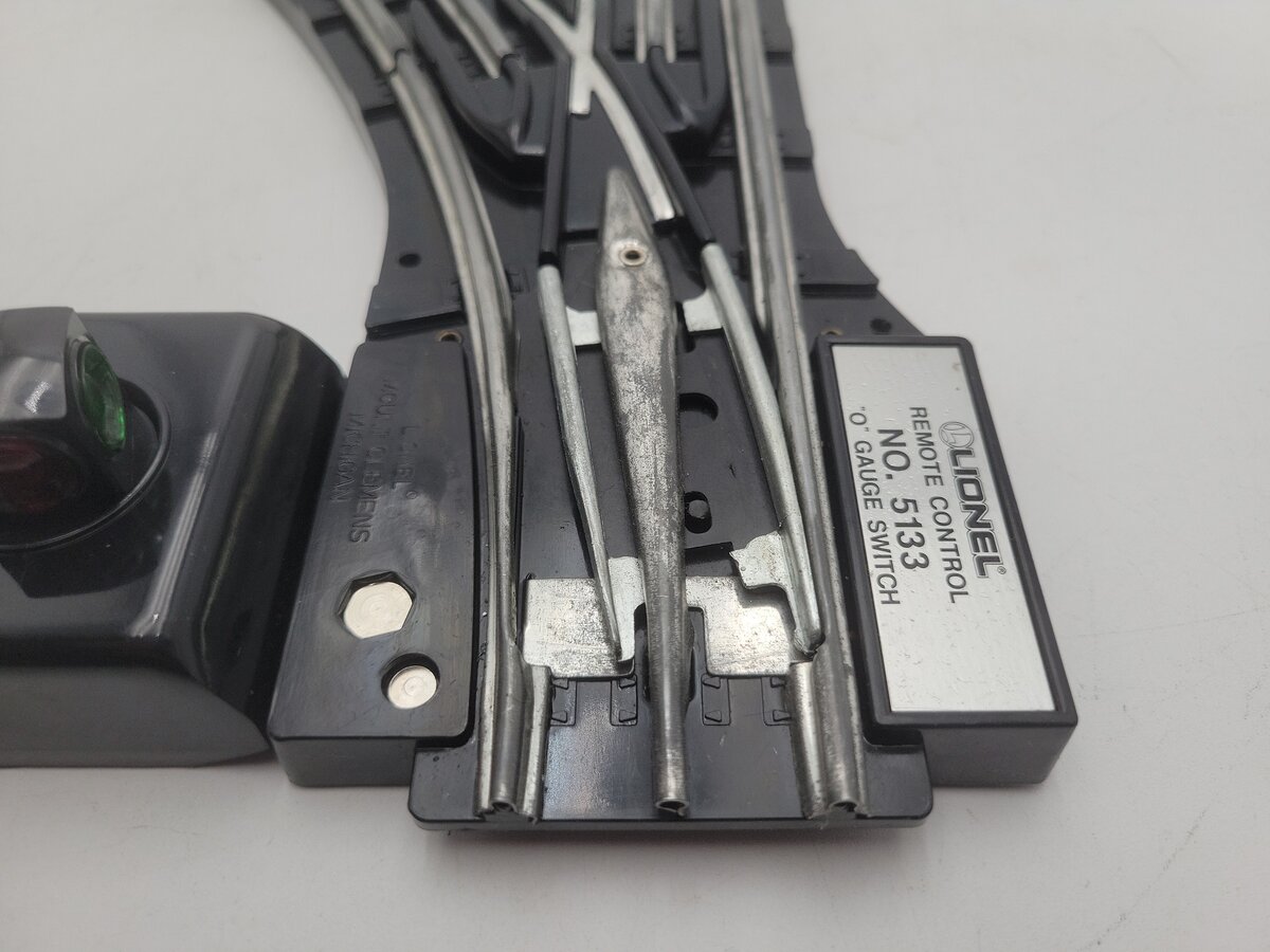 Lionel 6-5133 O Gauge Left Hand Remote Control Switch Turnout EX/Box