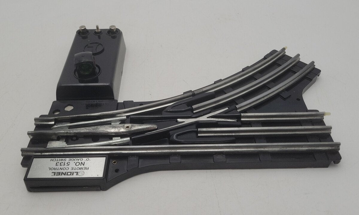 Lionel 6-5133 O Gauge Left Hand Remote Control Switch Turnout EX/Box