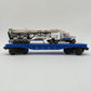O Gauge Nasa Flatcar w/Majorette Nasa Semi Trailer 600 Series w/ Rocket EX