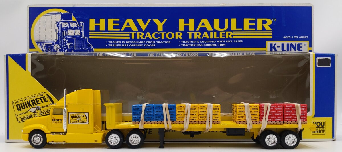 K-Line K81073 1:48  Quikrete Tractor Flatbed EX/Box