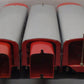 Lionel Vintage O Red & Grey Tinplate Passenger Cars 1701, 1702, 1703 [3]