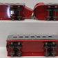 Lionel Vintage O Red & Grey Tinplate Passenger Cars 1701, 1702, 1703 [3]