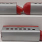 Lionel Vintage O Red & Grey Tinplate Passenger Cars 1701, 1702, 1703 [3]